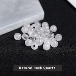 50pcs/Lot Natural Stone Big Hole Beads High Quality Amethyst Agate Jade Round Bead For For Jewelry Making Diy Bracelet Accessory