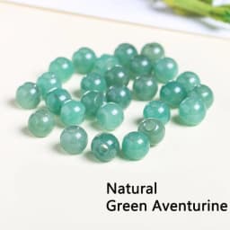 50pcs/Lot Natural Stone Big Hole Beads High Quality Amethyst Agate Jade Round Bead For For Jewelry Making Diy Bracelet Accessory