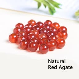 50pcs/Lot Natural Stone Big Hole Beads High Quality Amethyst Agate Jade Round Bead For For Jewelry Making Diy Bracelet Accessory