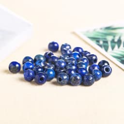 50pcs/Lot Natural Stone Big Hole Beads High Quality Amethyst Agate Jade Round Bead For For Jewelry Making Diy Bracelet Accessory