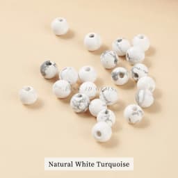 50pcs/Lot Natural Stone Big Hole Beads High Quality Amethyst Agate Jade Round Bead For For Jewelry Making Diy Bracelet Accessory
