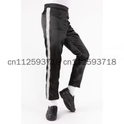 Dacne King Michael Jackson Billie Jean Pants in Black Ankle Style Trousers for Impersonator