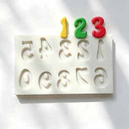 Alphabet Letter Number Silicone Sugarcraft Mold Cupcake Chocolate Fondant Cake Decorating Tools