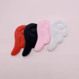 7*4Cm 40Pcs/Lot Plush Felt Angel Wing Padded Appliques For DIY Children Hair Clip  And Sock Hat Accessories