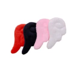 7*4Cm 40Pcs/Lot Plush Felt Angel Wing Padded Appliques For DIY Children Hair Clip  And Sock Hat Accessories