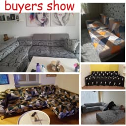 Stretch Sofa Cover Slipcovers Elastic All-inclusive Couch Case for Different Shape Sofa Loveseat Chair L-Style Sofa Case