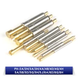 10Pcs/2Pcs Testing Contact Probes Pin PH-2A/2H/3A/3H/4A/4B/4D/4G/4H/6A/6D/6G 5A Retractable Spring Test Probe Pogo Pin