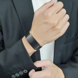 Stylish Men Stainless Steel Stretch Mesh ID Bracelets Custom Jewelry Personalize Engrave Stainless Steel Wrist Gifts Free Ship