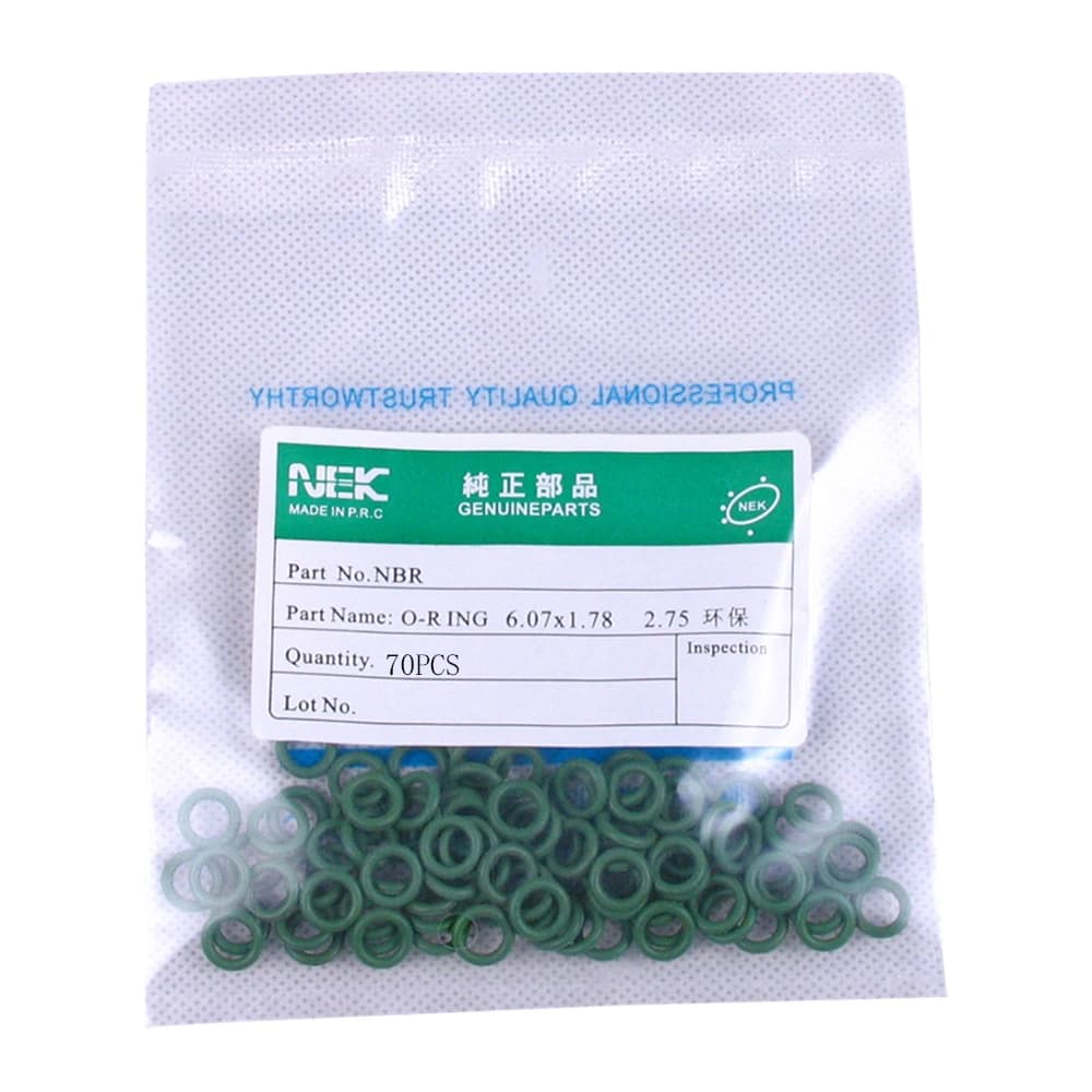 ( 6.07*1.78mm ) #5/16 R134a NBR Rubber O-Ring Seal Kit,High Temperature Resistance for Car Air Conditioning valve 3/8 1/2 5/8