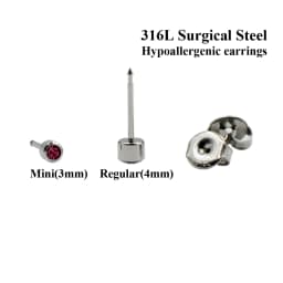 1PC Sterile Disposable No Pain Ear Piercer device Ear Cartilage Piercing Gun Tool Kit Unit Built In CZ Birthstone Earring Stud