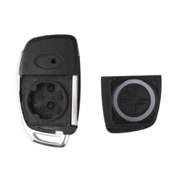 KEYYOU 3 Button For Hyundai Solaris Ix35 Ix45 Series Auto Key Blanks Case Fob Uncut Folding Flip Remote Key Shell Car Key Case
