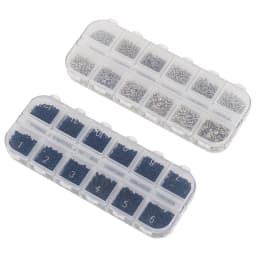 1200Pcs M1 M1.2 M1.4 M1.7 Assorted Micro Glasses ScrewsRound Head Self-tapping Electronic Small Wood Screws Kit Set
