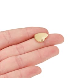 1 Bag Rose Gold Plated Heart-Shaped Water Drop Stainless Steel Charm Dog Tag Oval Blank Pendant For DIY Jewelry Making Component
