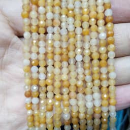 Faceted 2 3MM Natural Jades Rose Quarts Amethysts Small Round Stone Loose Bead For Jewelry Makng Charm DIY Bracele Necklace