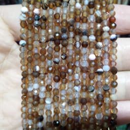 Faceted 2 3MM Natural Jades Rose Quarts Amethysts Small Round Stone Loose Bead For Jewelry Makng Charm DIY Bracele Necklace