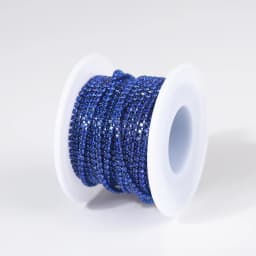 SS6-SS12 Fancy Rhinestone Chain Apparel Colorful Claw With Glass Rhinestone Dense Rhinestone Cup Chain Trim For DIY Accessories