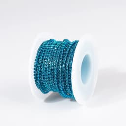 SS6-SS12 Fancy Rhinestone Chain Apparel Colorful Claw With Glass Rhinestone Dense Rhinestone Cup Chain Trim For DIY Accessories