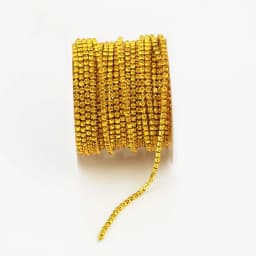 SS6-SS12 Fancy Rhinestone Chain Apparel Colorful Claw With Glass Rhinestone Dense Rhinestone Cup Chain Trim For DIY Accessories