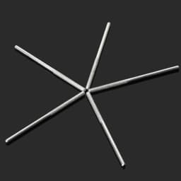 5x 3mm Drill Diamond Coated Grinder Heads Shank Cylindrical Flat Head Lengthened Burrs Set Polishing For Dremel Rotary Tool