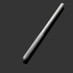 5x 3mm Drill Diamond Coated Grinder Heads Shank Cylindrical Flat Head Lengthened Burrs Set Polishing For Dremel Rotary Tool