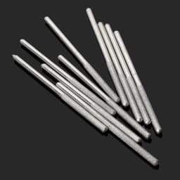 5x 3mm Drill Diamond Coated Grinder Heads Shank Cylindrical Flat Head Lengthened Burrs Set Polishing For Dremel Rotary Tool