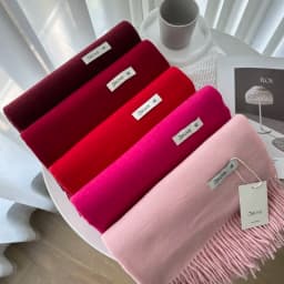 VISROVER New 32 Colors Woman Winter Scarf Fashion Female Shawls Cashmere Handfeeling Winter Wraps Solid Color Winter Hijab Scarf