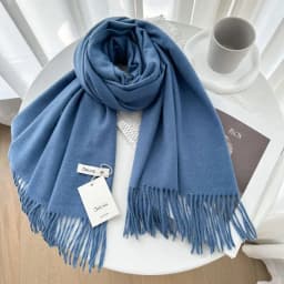 VISROVER New 32 Colors Woman Winter Scarf Fashion Female Shawls Cashmere Handfeeling Winter Wraps Solid Color Winter Hijab Scarf