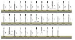 1Pc HP Tungsten Carbide Round Rotary Burs Dental Carbide Burs 0.5 to 3.1mm Dentistry Instrument High Quanlity