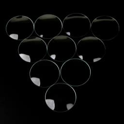 10pc 28/29/30/31/32/33mm Dia Double Convex Lens Watch Glass Watch Crystal Glass Transparent Flat Round Mineral Glass Replacemen