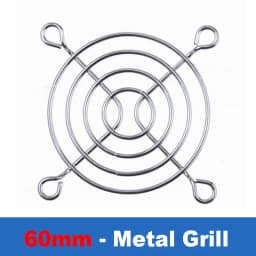 Metal Fan Grill Cover PC Computer 140mm 120mm 90mm 80mm CPU Case Cooler Protector 3D Printer 40mm 60mm Radiator-Silver