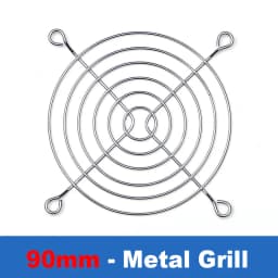Metal Fan Grill Cover PC Computer 140mm 120mm 90mm 80mm CPU Case Cooler Protector 3D Printer 40mm 60mm Radiator-Silver