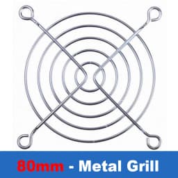 Metal Fan Grill Cover PC Computer 140mm 120mm 90mm 80mm CPU Case Cooler Protector 3D Printer 40mm 60mm Radiator-Silver