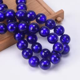 10pcs Round 8mm 10mm 12mm Foil Lampwork Glass Loose Beads for DIY Crafts Jewelry Making Findings