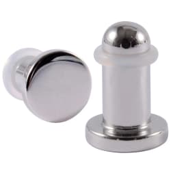 2pcs Surgical Steel Mirror Surface Cylinder Plugs Ear Gauges Expander Ear Tunnel Earring Double Flared Body Ear Piercing Jewelry