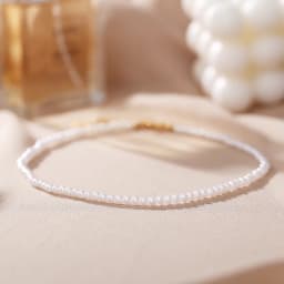European and American Pearls Necklace Women's Ins Style Simple and Fresh Pearl Necklace Chocker Choker