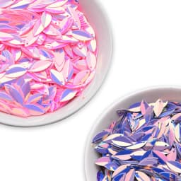 6*15mm Leaf Shape PVC Bulk Sequined Nail Glitter DIY Garment Sewing Supplies Footwear Accessories Party Decoration