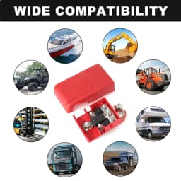 Car Battery Terminals Connectors Fused 32V 400A Distribution Clamp for OPEL Movano Van 1998–2003 Terminals 12V Battery Lug