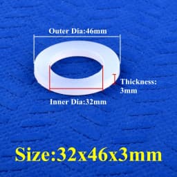 ID 11~50mm OD 19~70mm Food Grade Silicone Gasket High Temperature Resistance Seal Ring Water Dispenser Water Pipe Joint Sealing