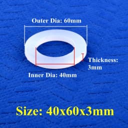 ID 11~50mm OD 19~70mm Food Grade Silicone Gasket High Temperature Resistance Seal Ring Water Dispenser Water Pipe Joint Sealing