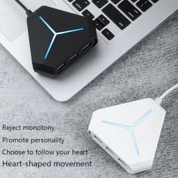 USB Hub USB 3.0 Hub USB Splitter Multi USB 2.0/3.0 Card Reader Headphone Microphone Jack 6 Ports Hub For Desktop PC Notebook