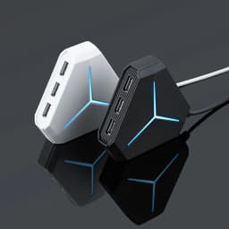 USB Hub USB 3.0 Hub USB Splitter Multi USB 2.0/3.0 Card Reader Headphone Microphone Jack 6 Ports Hub For Desktop PC Notebook