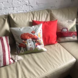 Cartoon Mushroom Pillow Cover Jungle Leaves Decorative Peach Skin Sofa Seat Throw Pillow Case Cushion Cover 45x45cm Cojines