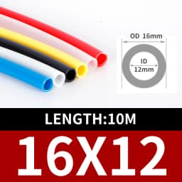 10M Nylon Tube PA Pneumatic Air Hose OD 4mm 5mm 6mm*1 8mm 10mm 12mm 14mm 16mm High Pressure Oil Pipe PA11-6 Tubing PA6