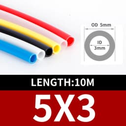 10M Nylon Tube PA Pneumatic Air Hose OD 4mm 5mm 6mm*1 8mm 10mm 12mm 14mm 16mm High Pressure Oil Pipe PA11-6 Tubing PA6