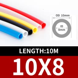 10M Nylon Tube PA Pneumatic Air Hose OD 4mm 5mm 6mm*1 8mm 10mm 12mm 14mm 16mm High Pressure Oil Pipe PA11-6 Tubing PA6