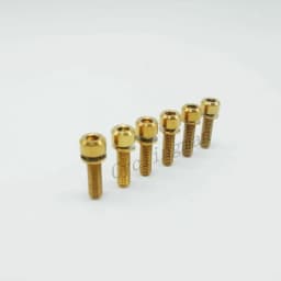 Colorful Super Light Titanium Ti M5x18mm Hex Socket With Washer Round Head Bolt For Bike Bicycle Stems Handlebar 6pcs/lot