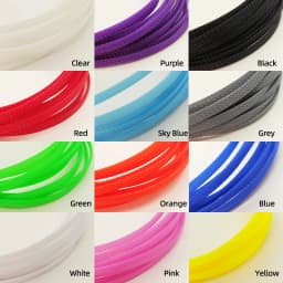 Insulated PET Braid Sleeving 3/4/6/8/10mm Tight 5/10/50M High Density Wire Wrap Sheath Protection Black Red Cable sleeve