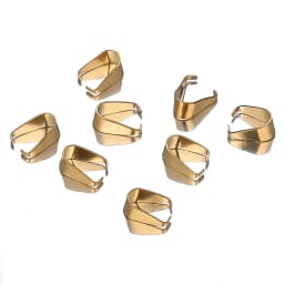 50pcs Stainless Steel Clip Clasps Pendant Charms Buckle Connectors Bail Beads DIY Jewelry Findings Crafts Components Accessories
