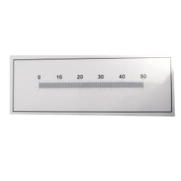 0.1mm Division Microscope Micrometer Calibration Ruler, Transparent PET Film Measuring Scale for Laboratory Use