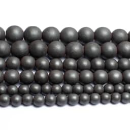 Natural Stone Gold Silver Color Hematite Round Loose Beads For Jewelry Making DIY Bracelet Accessories 15'' 2/3/4/6/8/10/12mm